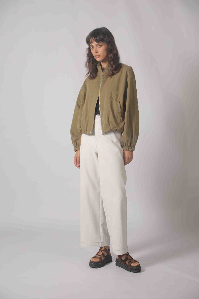 Bomber Jacket - Khaki Green