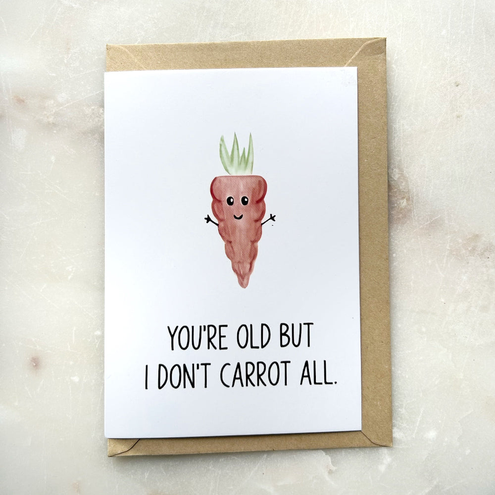 Card - Birthday Carrot