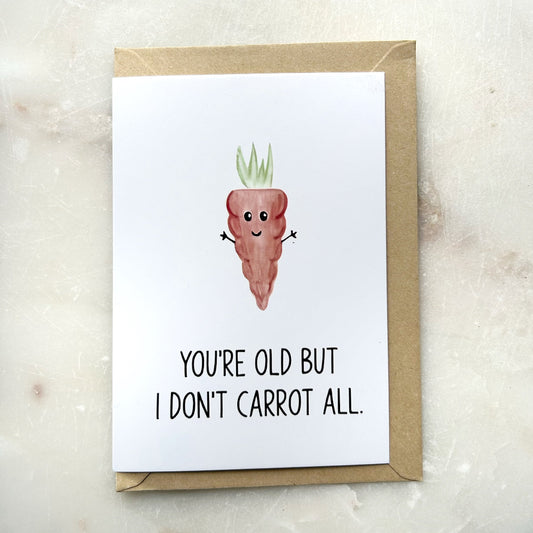 Card - Birthday Carrot