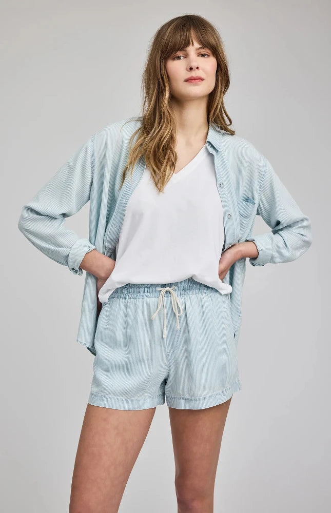 Tessa Shorts - Blue Stripe