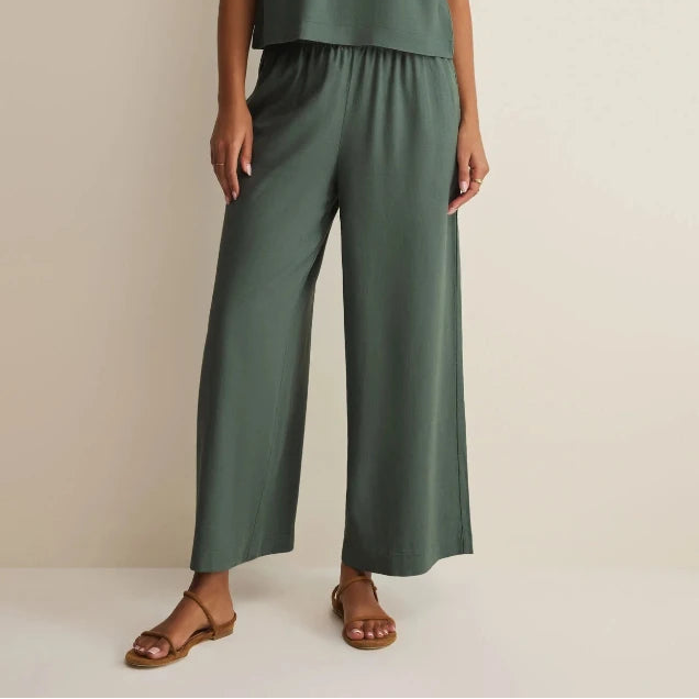 Scout Linen Pant - Everglade