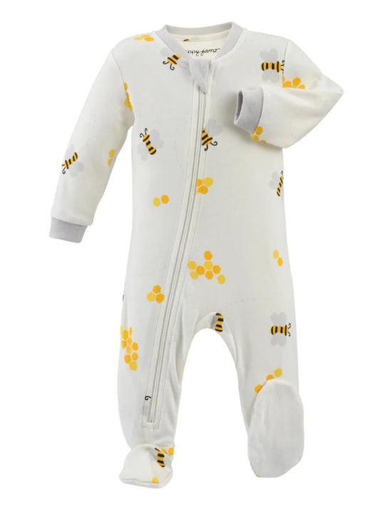Organic Cotton Sleeper - Bee Happy