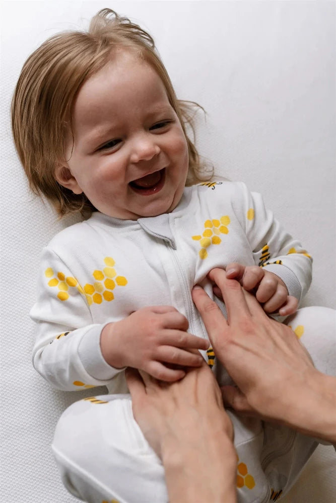 Organic Cotton Sleeper - Bee Happy