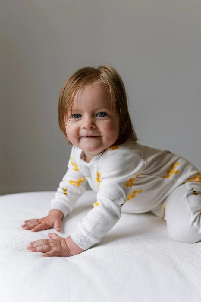 Organic Cotton Sleeper - Bee Happy