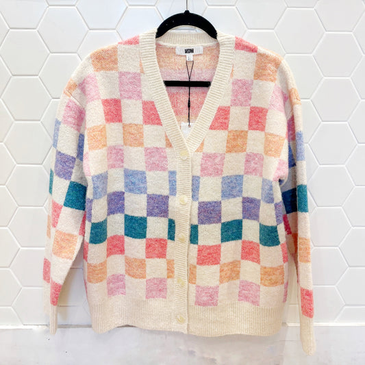 Checkerboard Cardigan