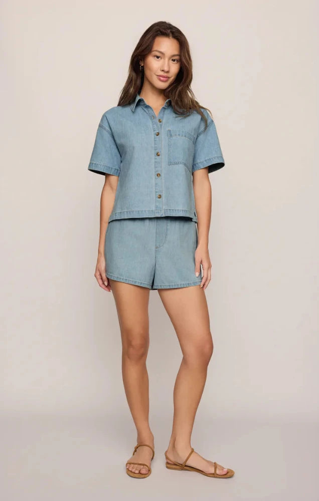 Seaway Denim Short - Coastal Water