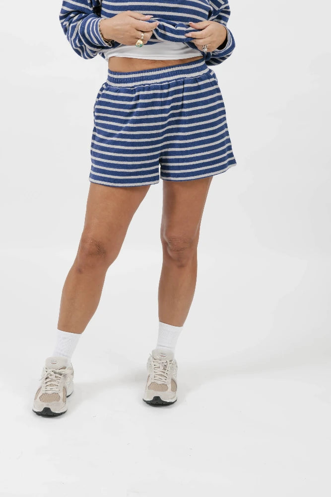 Kaitlyn Terry Shorts - Grey/Navy