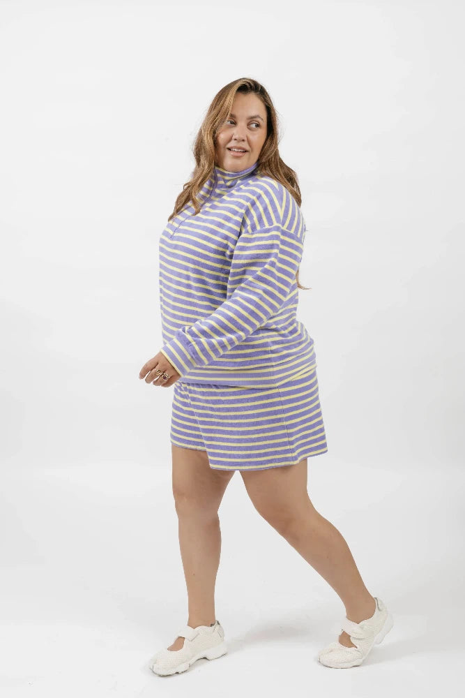 Kaitlyn Terry Shorts - Lilac/Sunshine