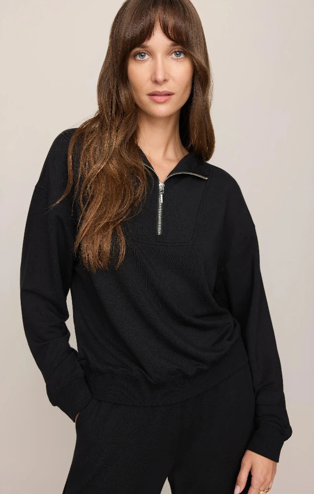 Gate Check Modal Sweatshirt - Black