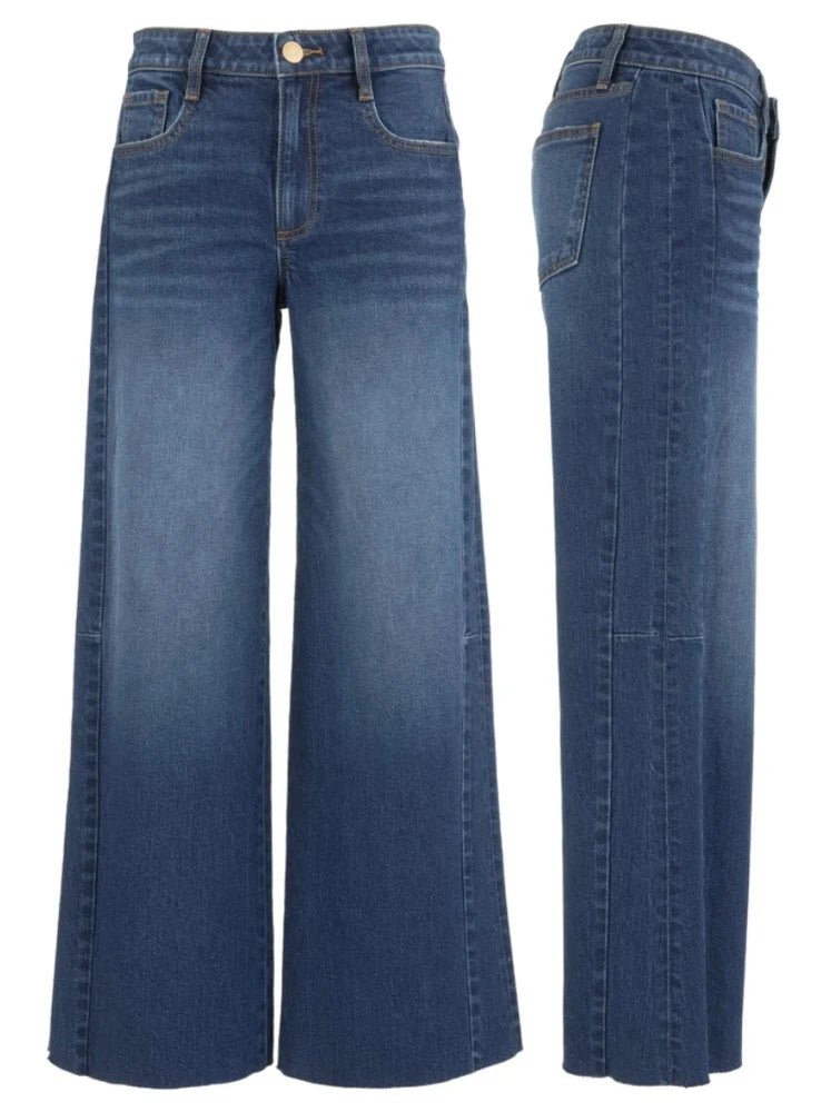 Meg High Rise Wide Leg - Curator Wash