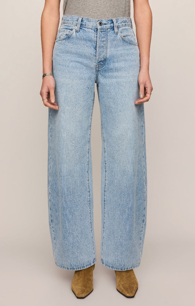The Show Off High Rise Bowed - Indigo Bloom
