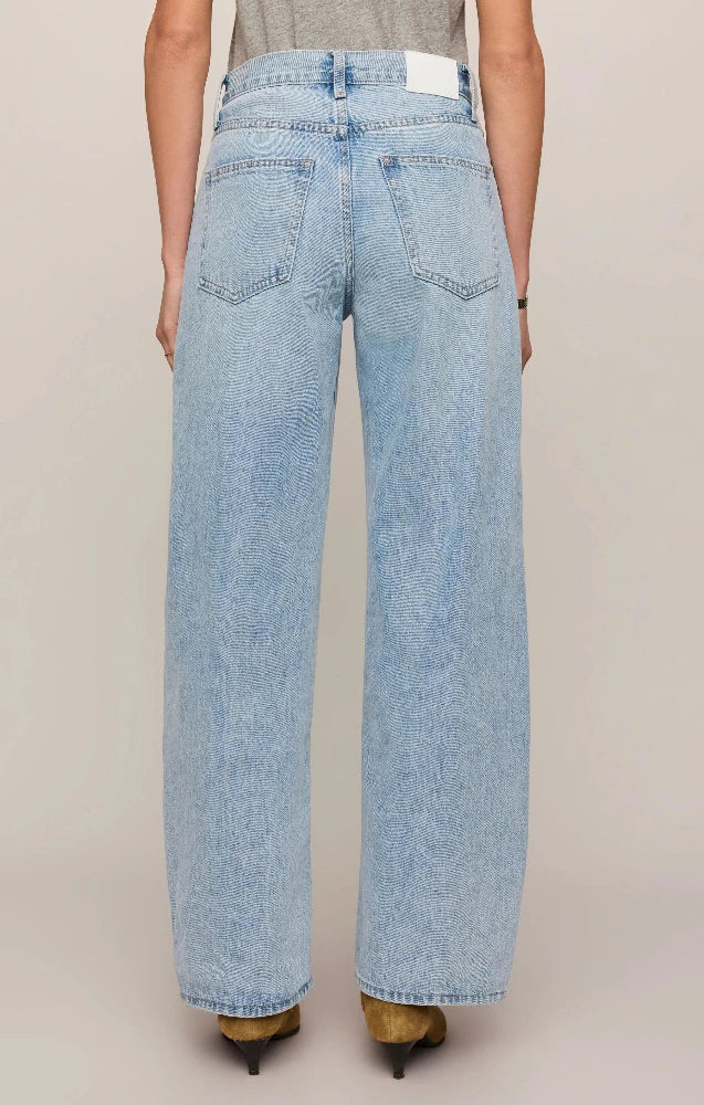 The Show Off High Rise Bowed - Indigo Bloom