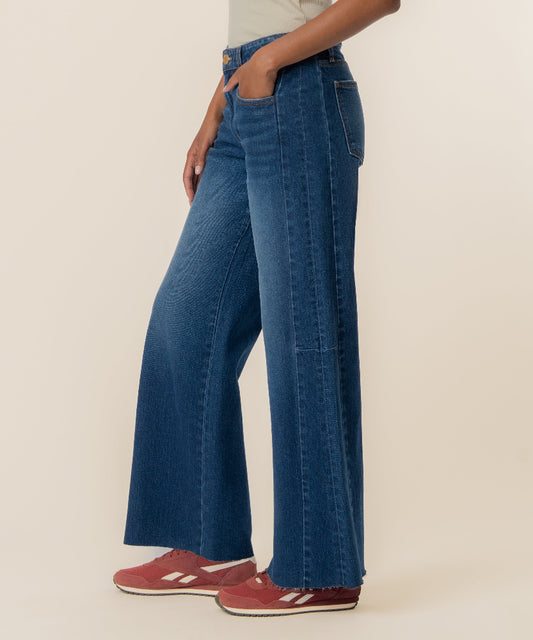 Meg High Rise Wide Leg - Curator Wash