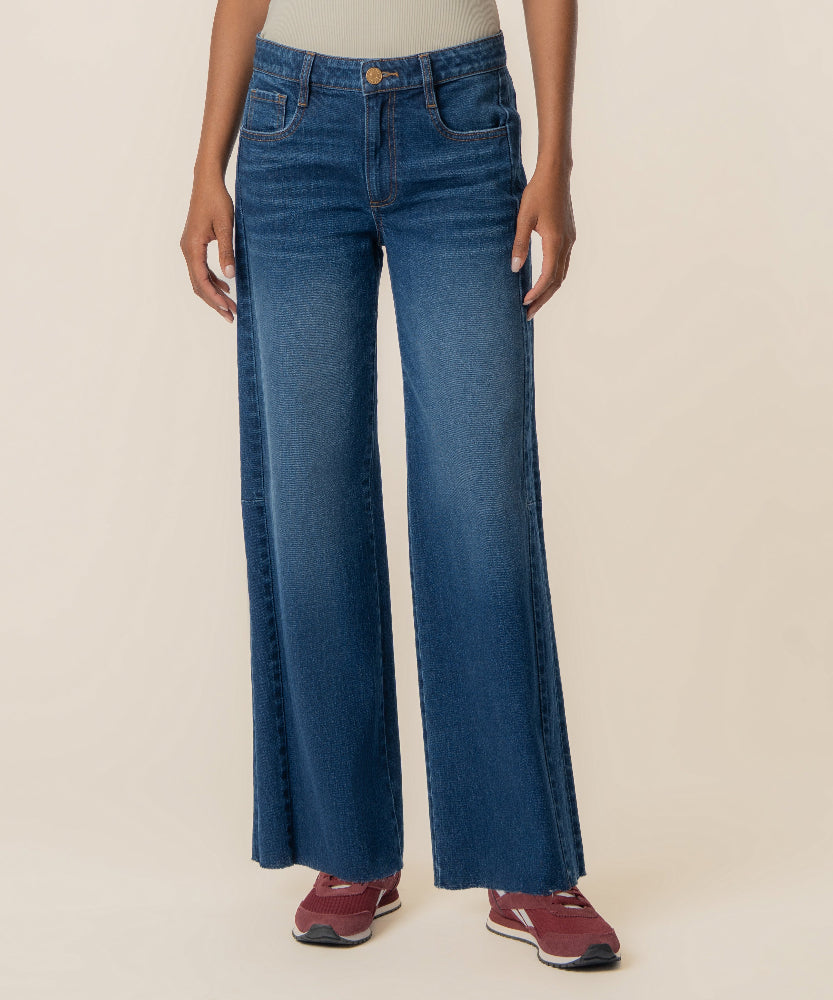 Meg High Rise Wide Leg - Curator Wash