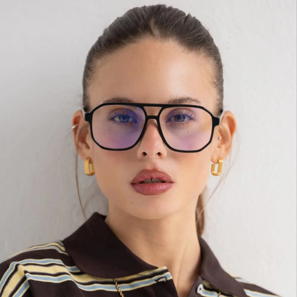 Billie Blue Light Glasses - Black