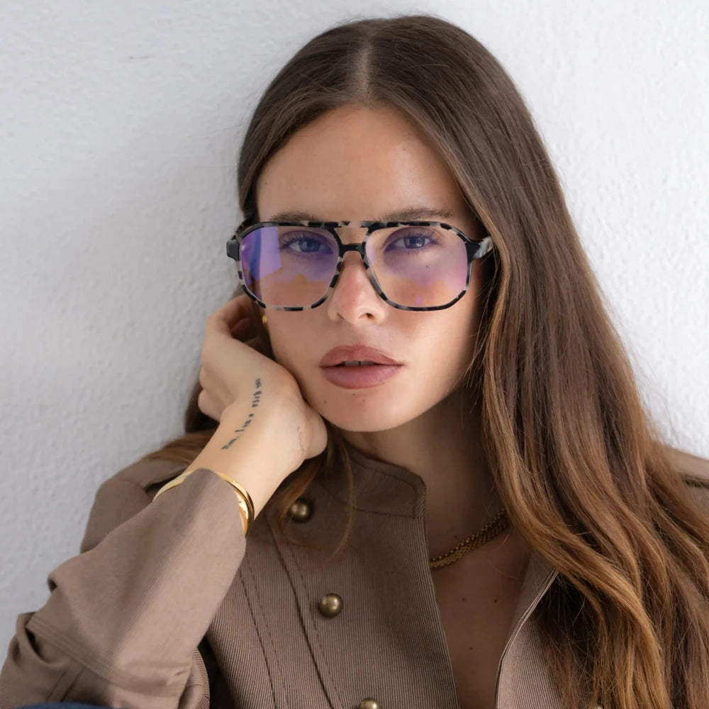 Billie Blue Light Glasses - Tortoise