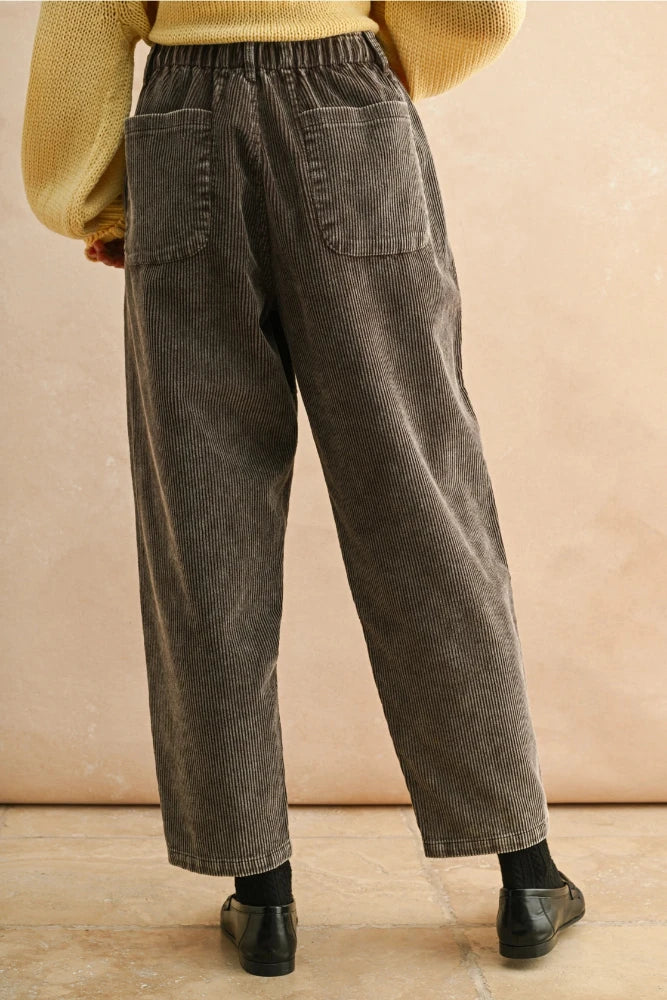 Corduroy Pants - Washed Brown