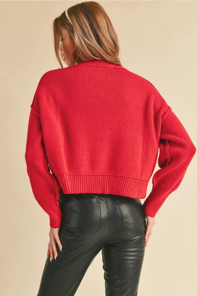 Regina Sweater - Red