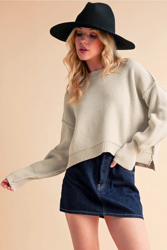 Regina Sweater - Pearl