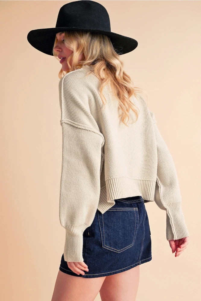 Regina Sweater - Pearl