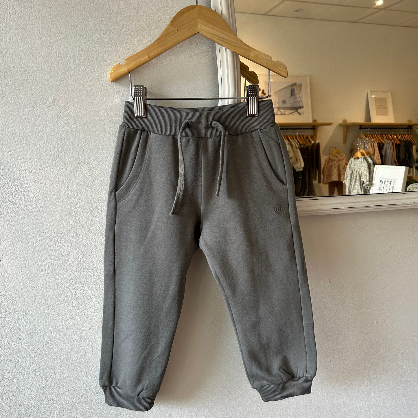 Cotton Joggers - Stone Grey