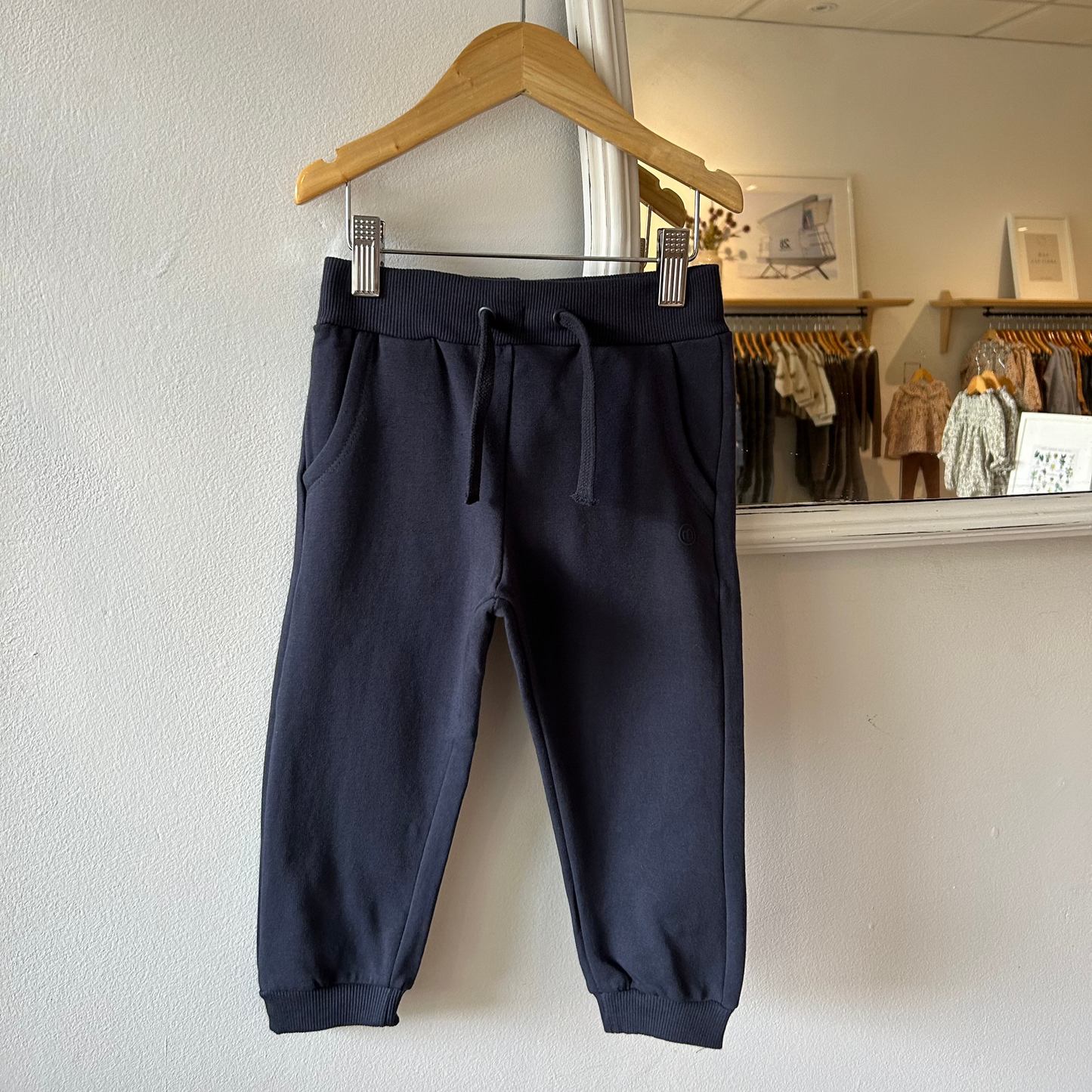 Cotton Joggers - Navy