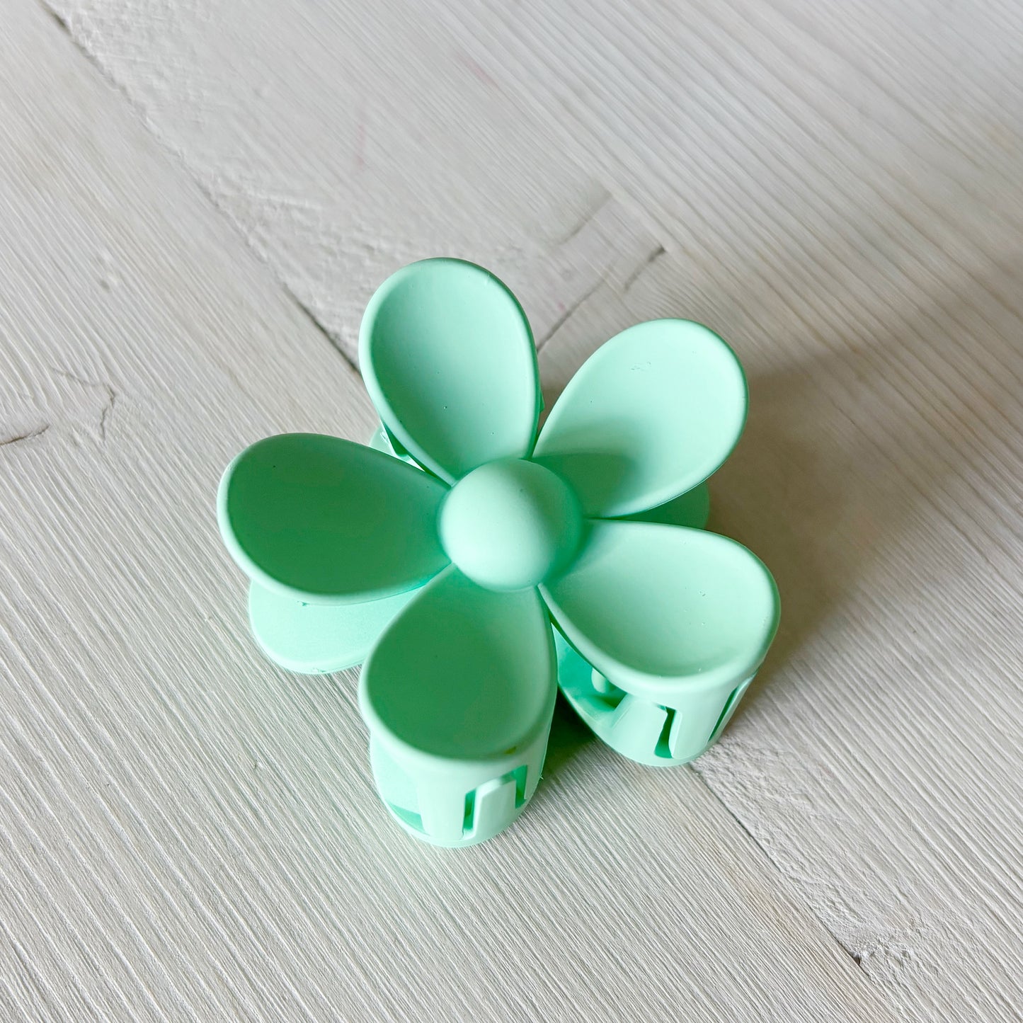 Small Flower Claw Clip - Mint