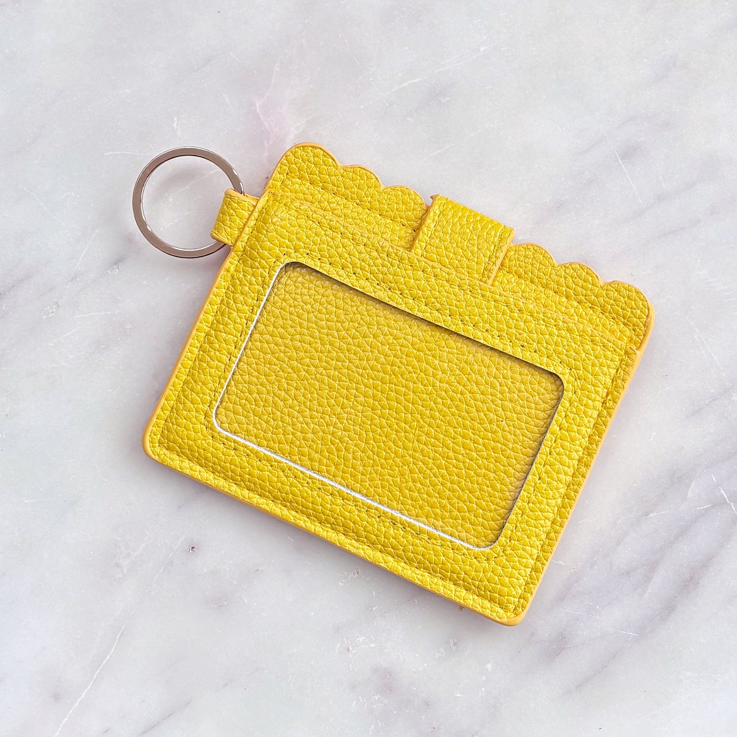 Scalloped Card Wallet - Buttercup
