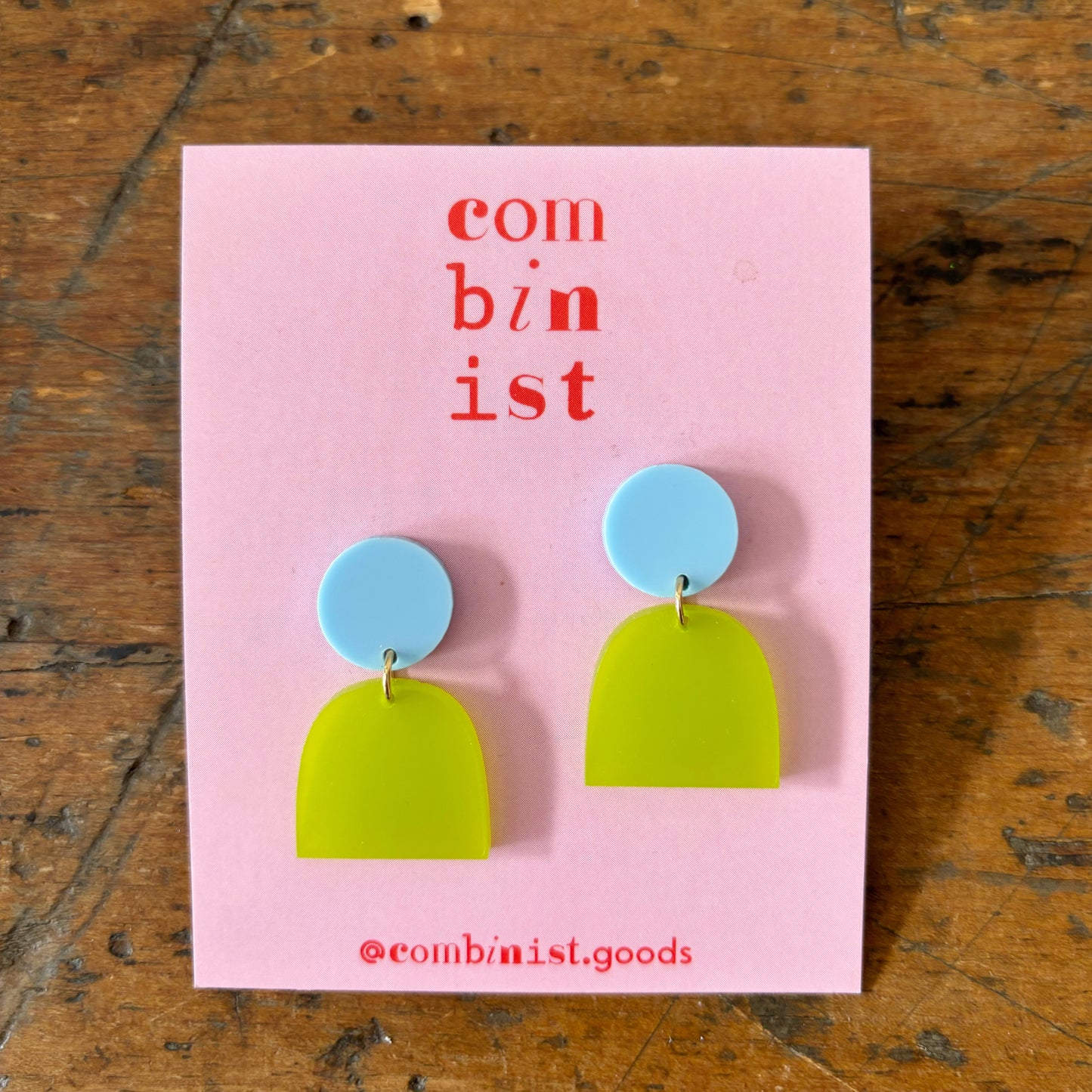 Lad Earrings - Frost/Lime