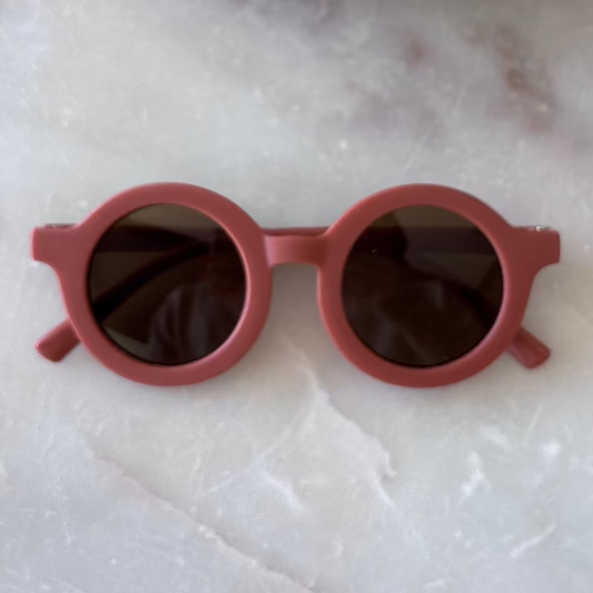 Toddler Round Sunglasses - Terracotta