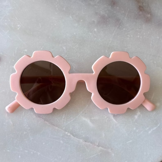 Toddler Flower Sunglasses - Light Pink