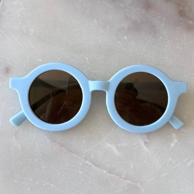 Toddler Round Sunglasses - Light Blue