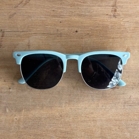 Toddler Retro Sunglasses - Sky Blue