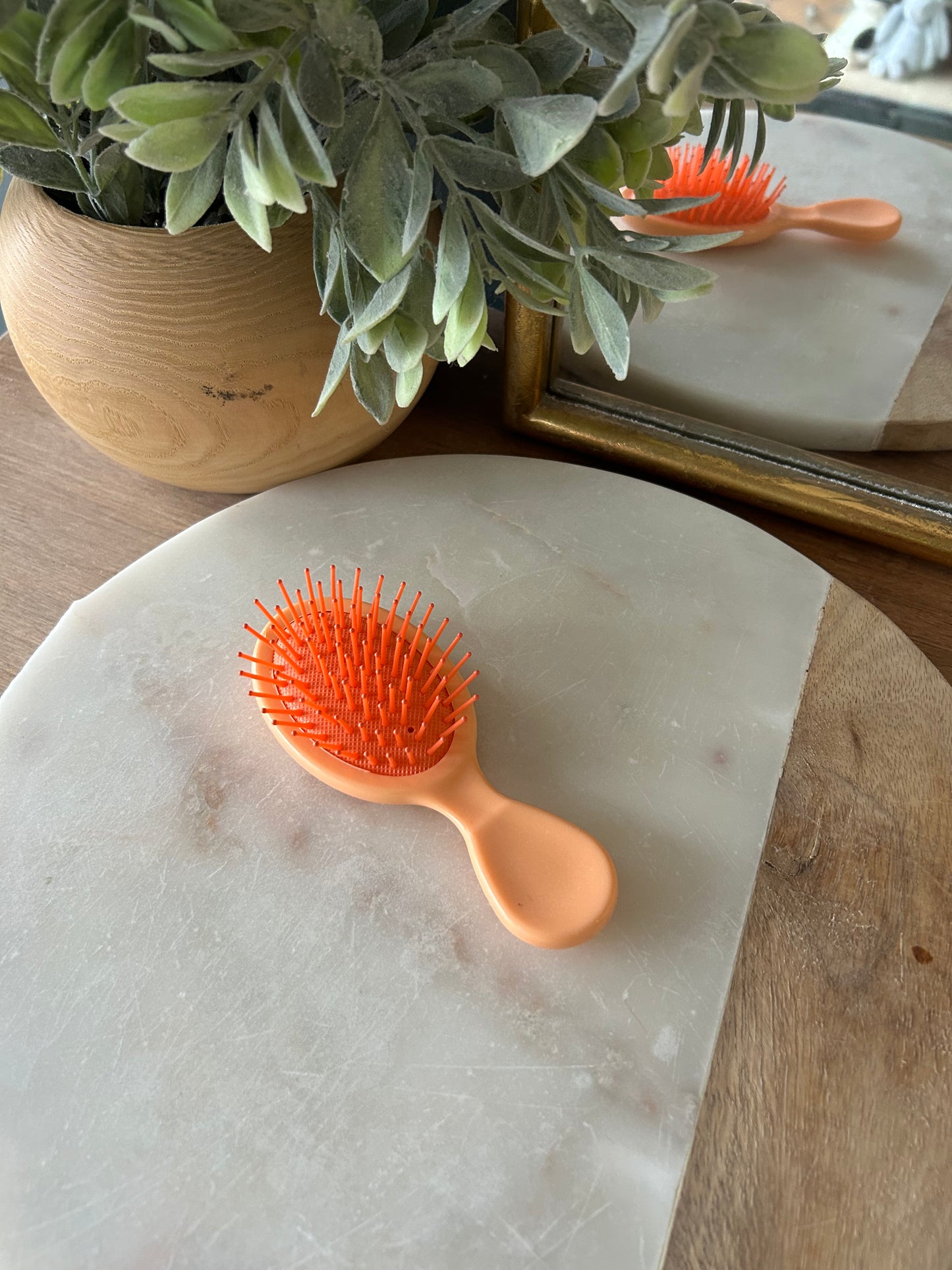 Mini Cushion Brush - Orange