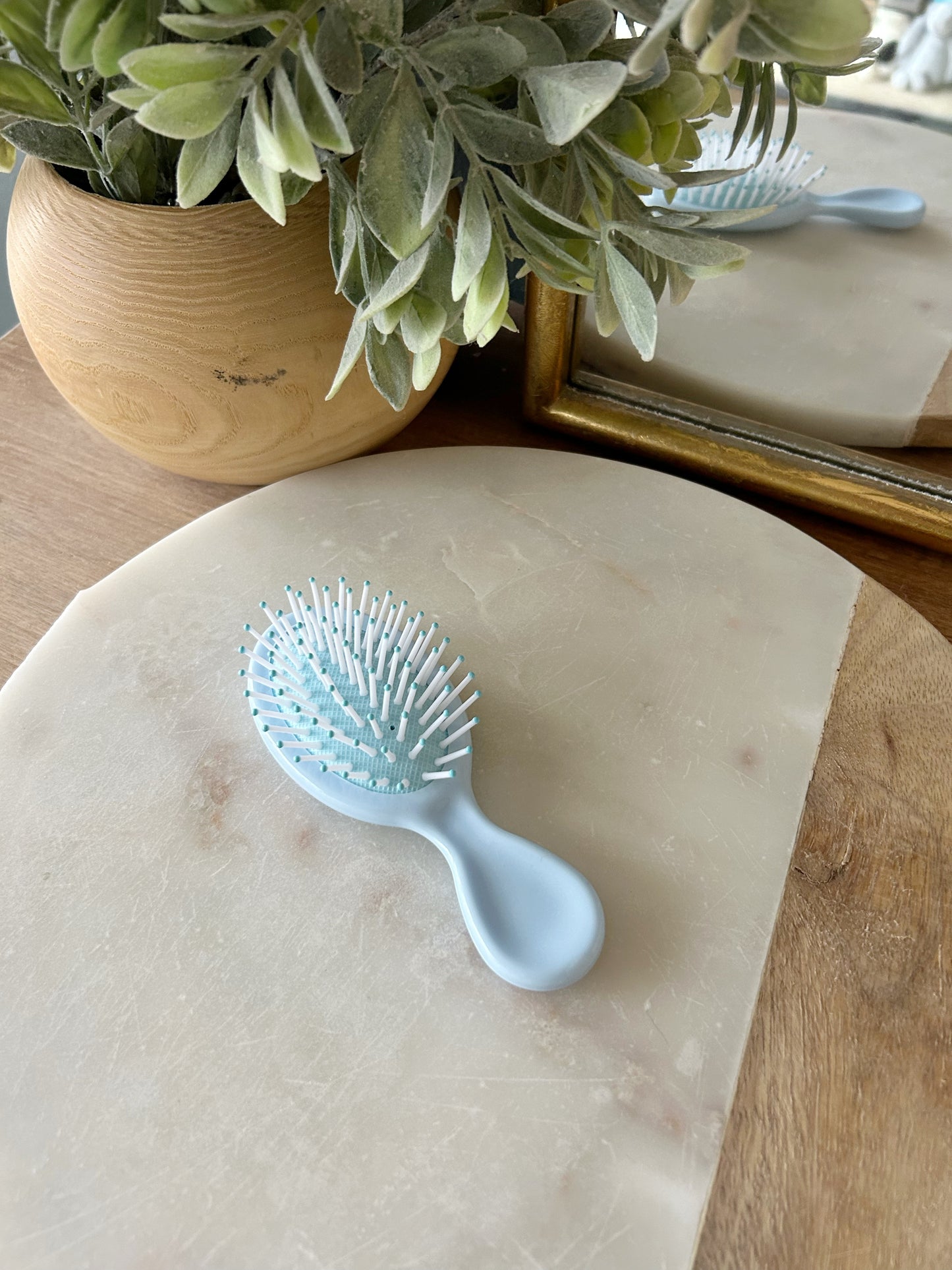 Mini Cushion Brush - Blue