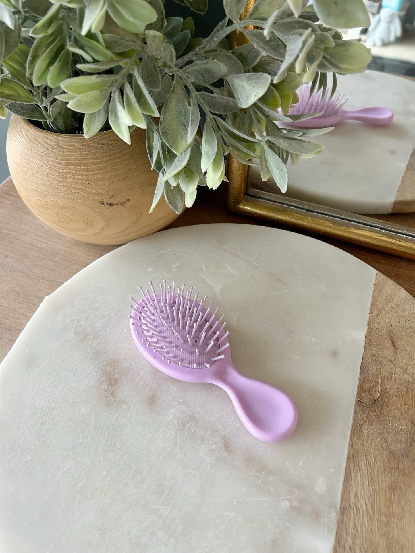Mini Cushion Brush - Purple