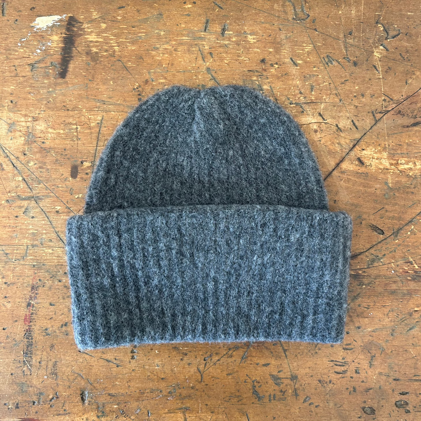 Movi Wool and Yak Beanie - Dark Grey