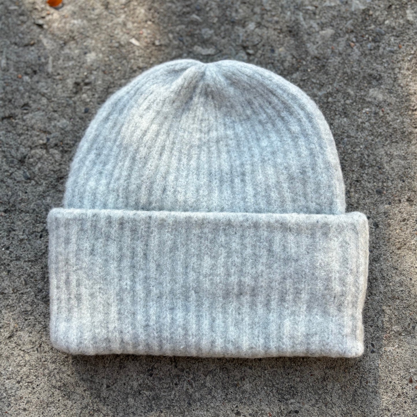 Movi Wool and Yak Beanie - Light Grey