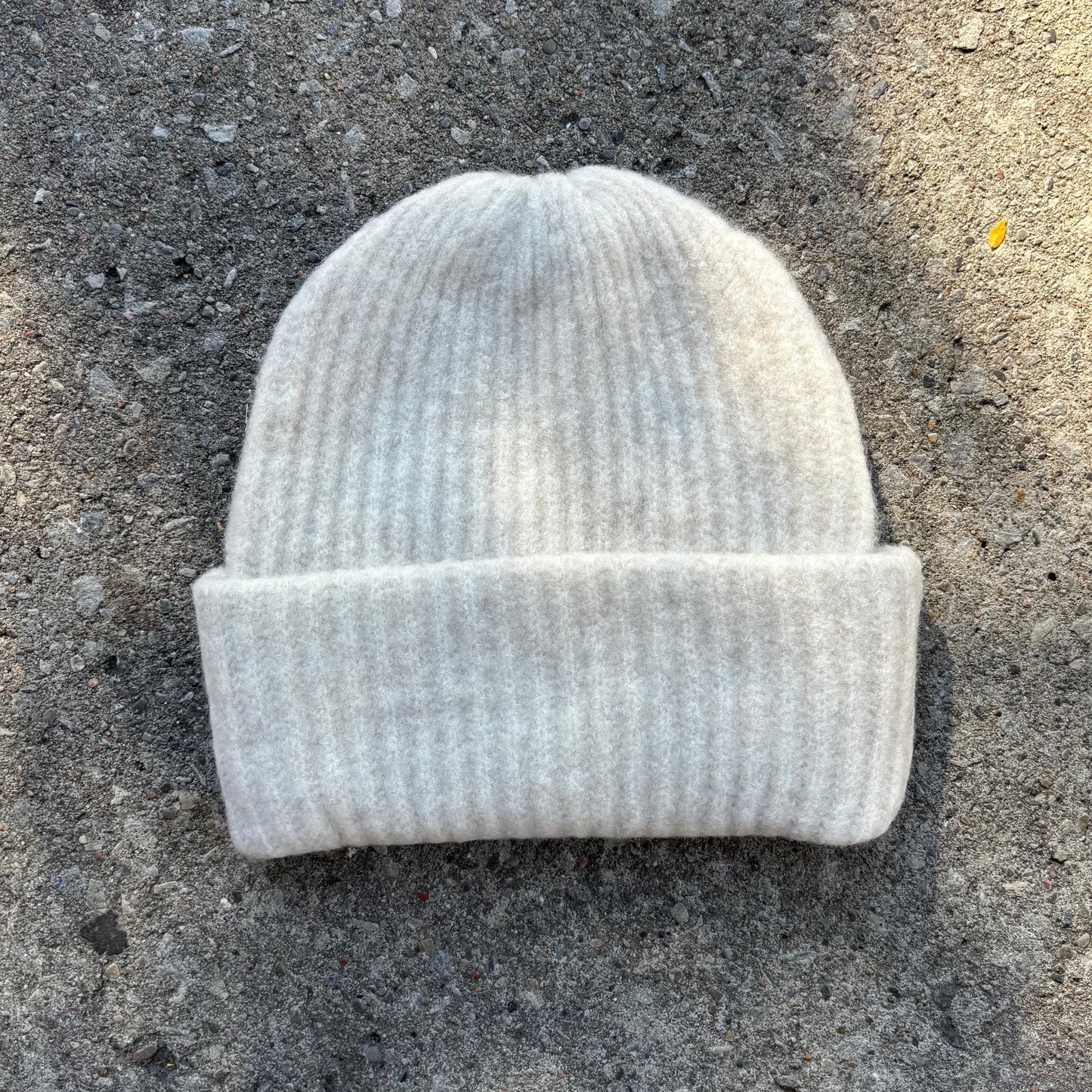 Movi Wool and Yak Beanie - Melange Beige