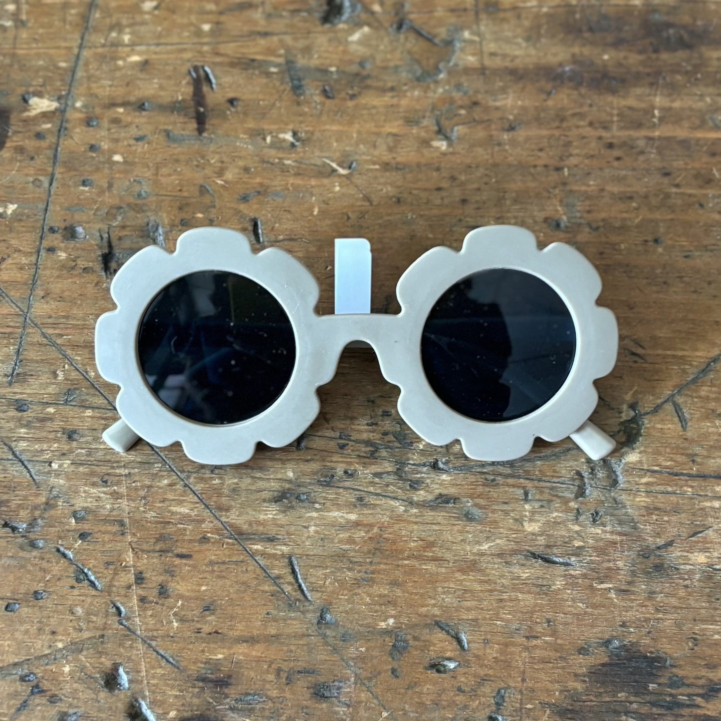 Toddler Flower Sunglasses - Taupe