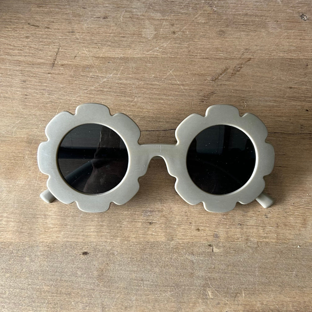 Toddler Flower Sunglasses - Khaki