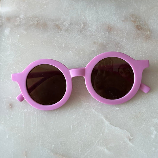 Toddler Round Sunglasses - Bright Violet