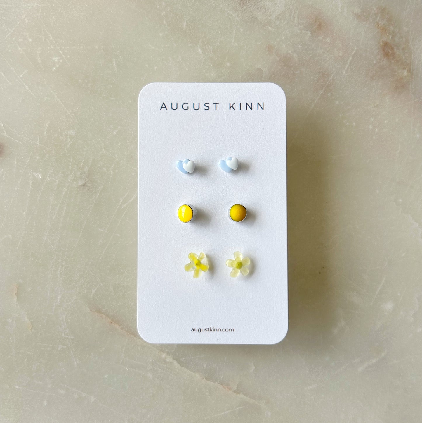 Stud Earrings 3 pack - Summer Sky