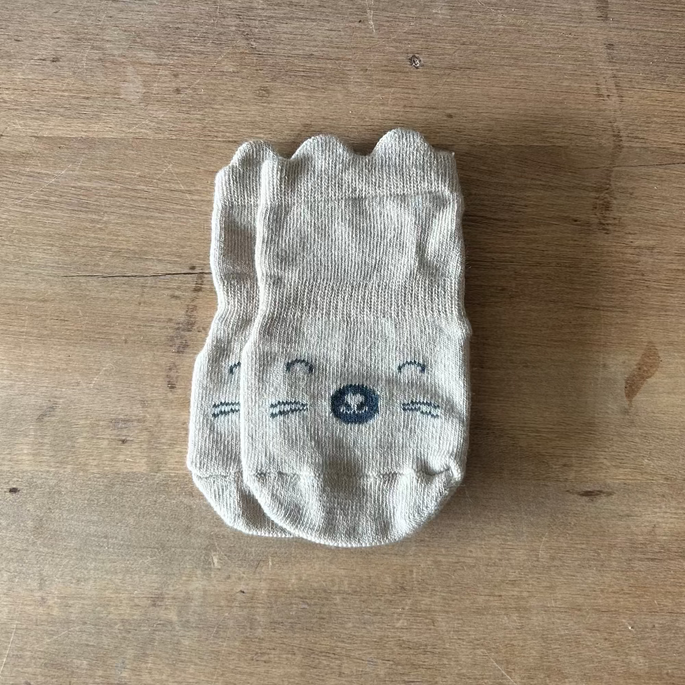 Baby Grip Socks - Cat