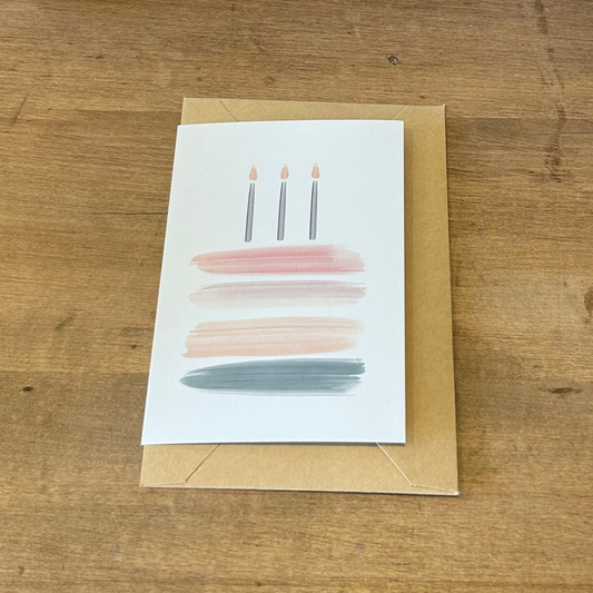 Card - Happy Birthday Cake