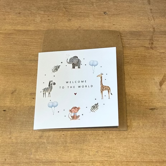 Card - Welcome To The World Safari