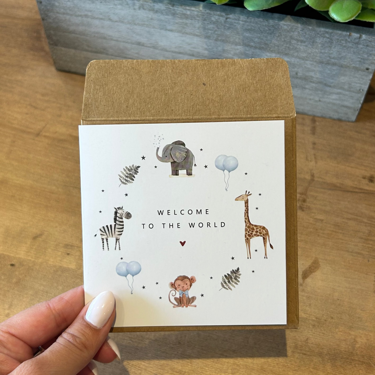 Card - Welcome To The World Safari