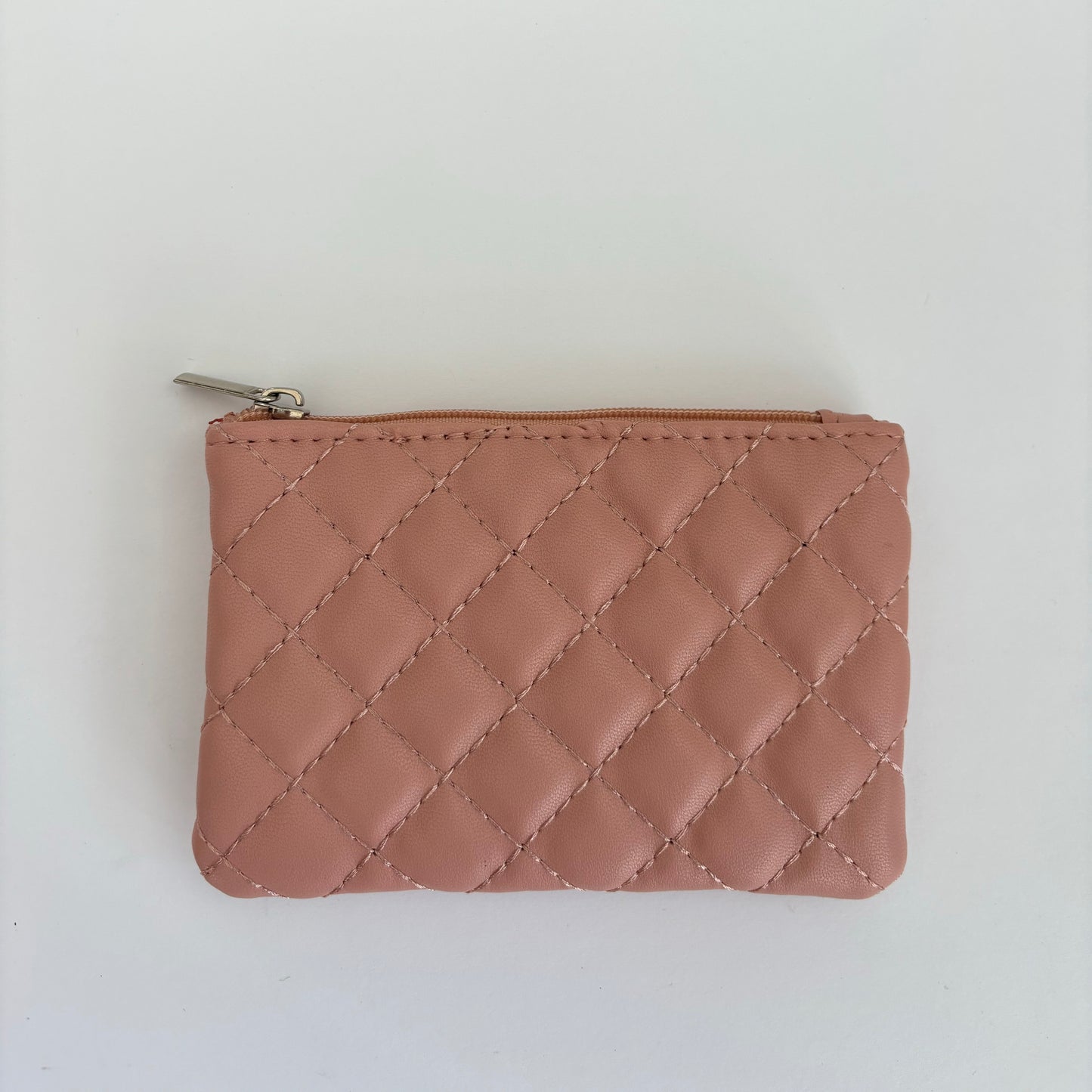 Quilted Coin Purse - Pink