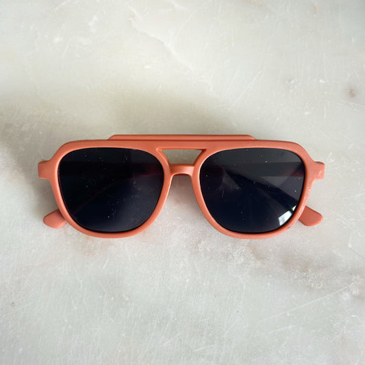 Toddler Aviator Sunglasses - Terracotta