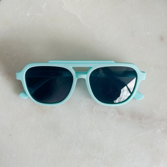 Toddler Aviator Sunglasses - Aqua